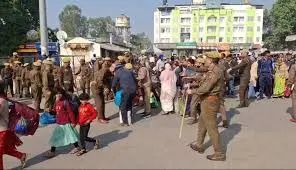 Security forces at Jammu station