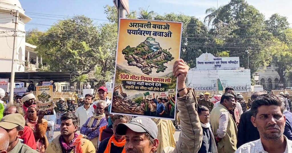 Aravalli mining policy dispute