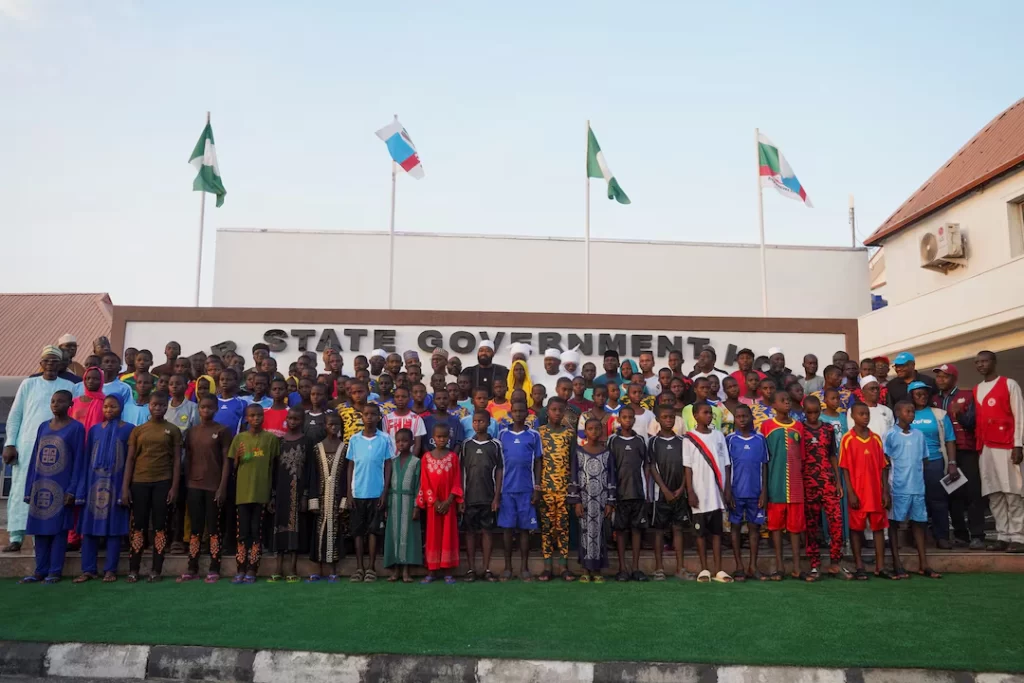 Children rescued from Nigerian school