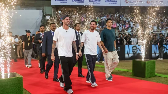 Messi India tour finale chaos