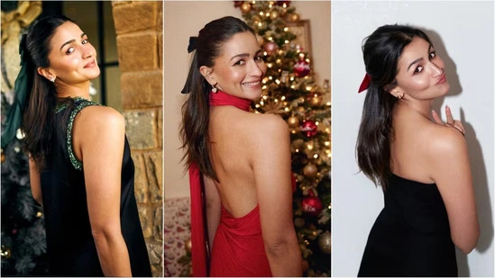 “Alia Bhatt festive bows”