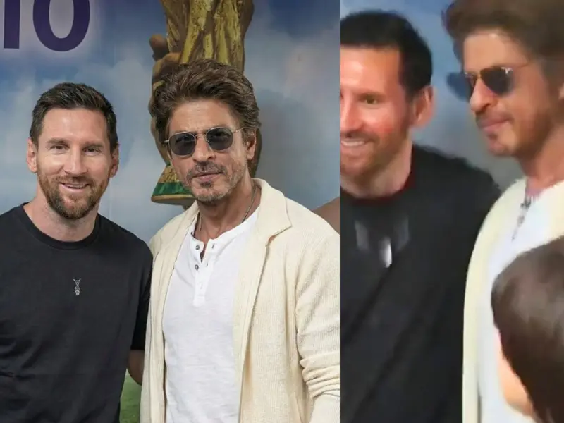 “SRK meets Messi Kolkata”