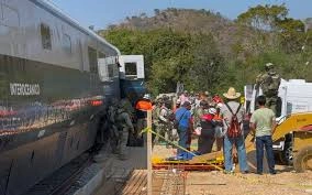 Train derailment in Oaxaca