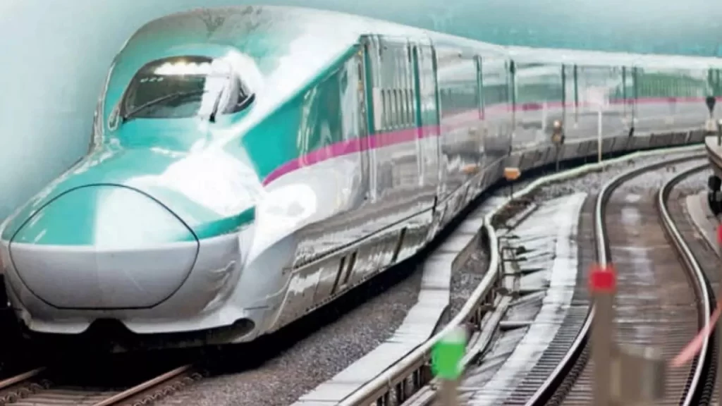 Bullet train tunnel breakthrough