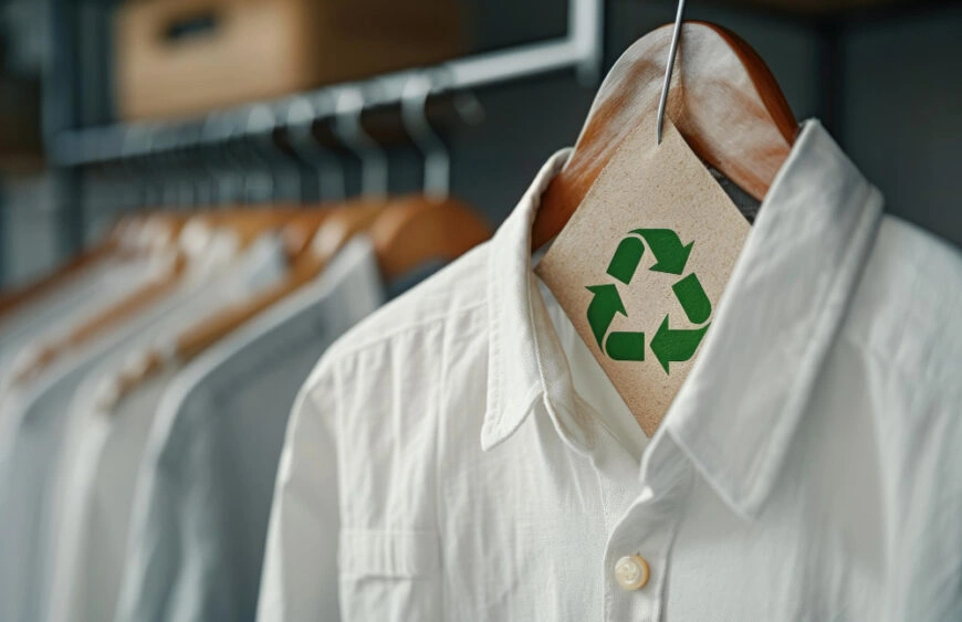 Fast fashion pollution infographic