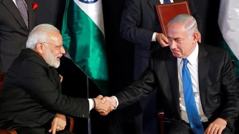 Modi and Netanyahu phone call