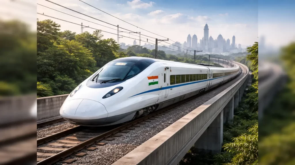 "Mumbai-Ahmedabad bullet train construction"