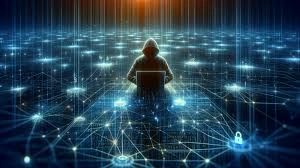 Cybercrime deepfakes hidden threat graphic.