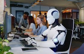 AI technology enhancing jobs while replacing workers