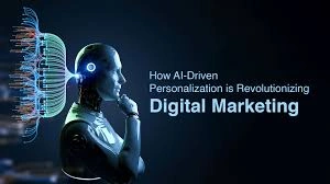 AI revolutionizing digital marketing strategies graphically.