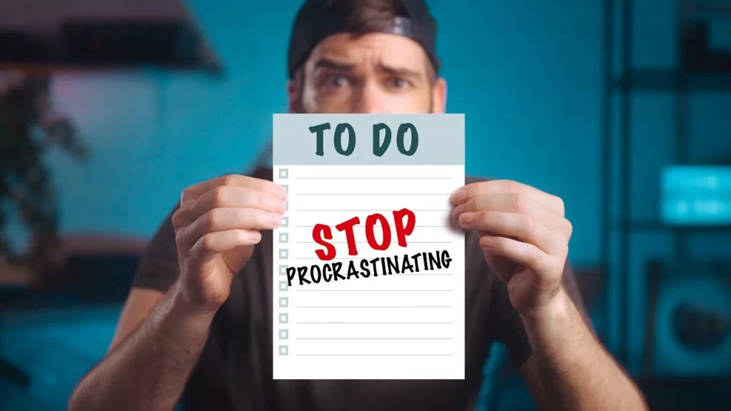 Procrastination article illustration