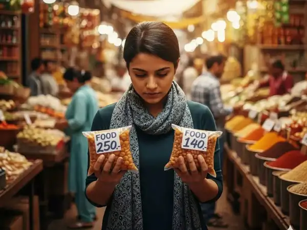 Rising vegetable prices chart.