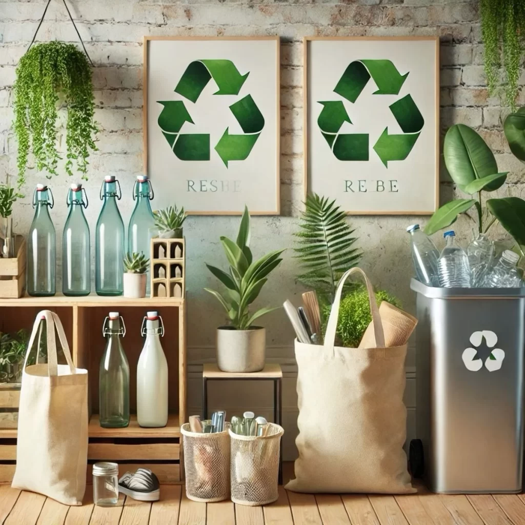 Sustainable reusable products headline with rising consumer trust.