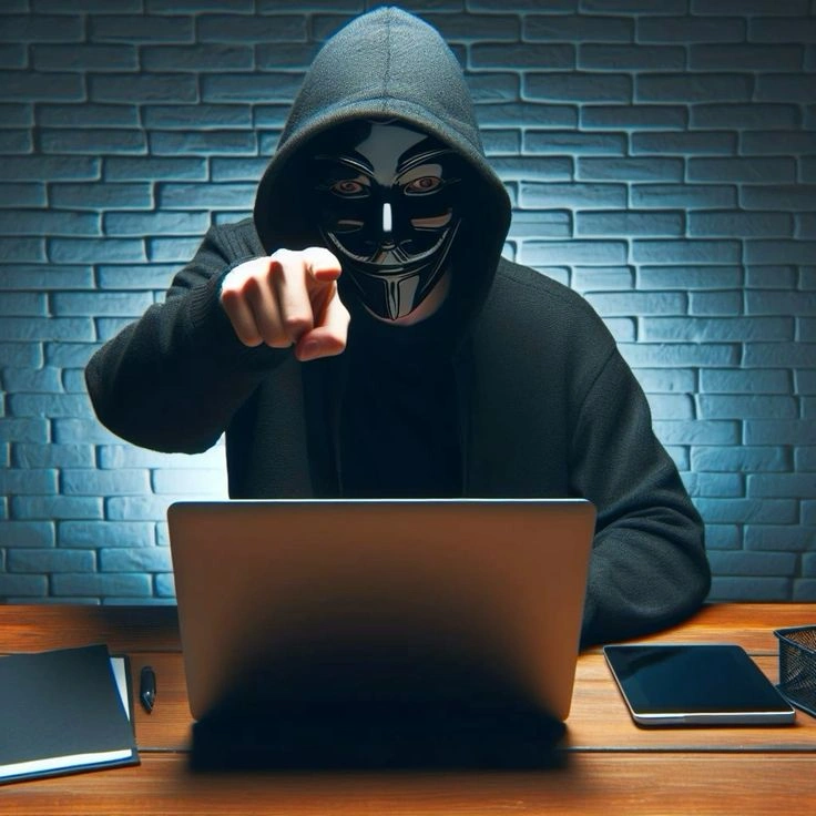 Rise of anonymous social media accounts graphic.