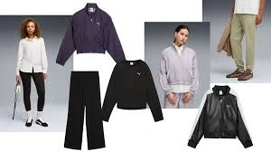 Athleisure workers in low-rise sweatpants and hoodies.