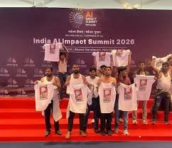 The Youth Congress protests during the AI Summit generated complications