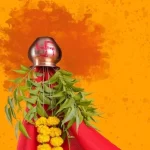 Vibrant Gudi Padwa 2026 gudi hoisting celebration.