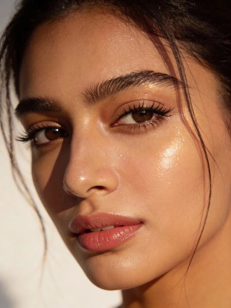 Sweat-proof makeup surviving 45°C Indian summer test.