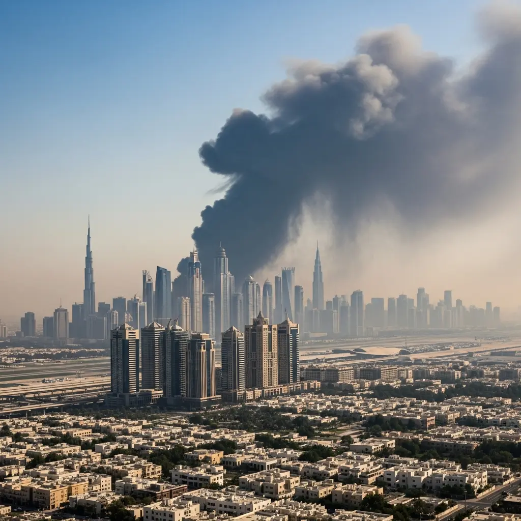 Drone Attack Near Dubai