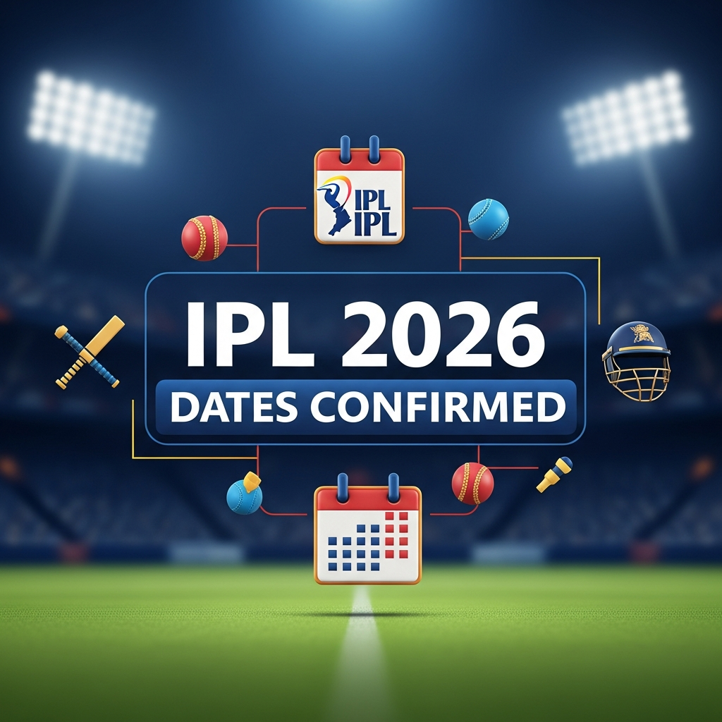 IPL 2026 dates confirmed announcement