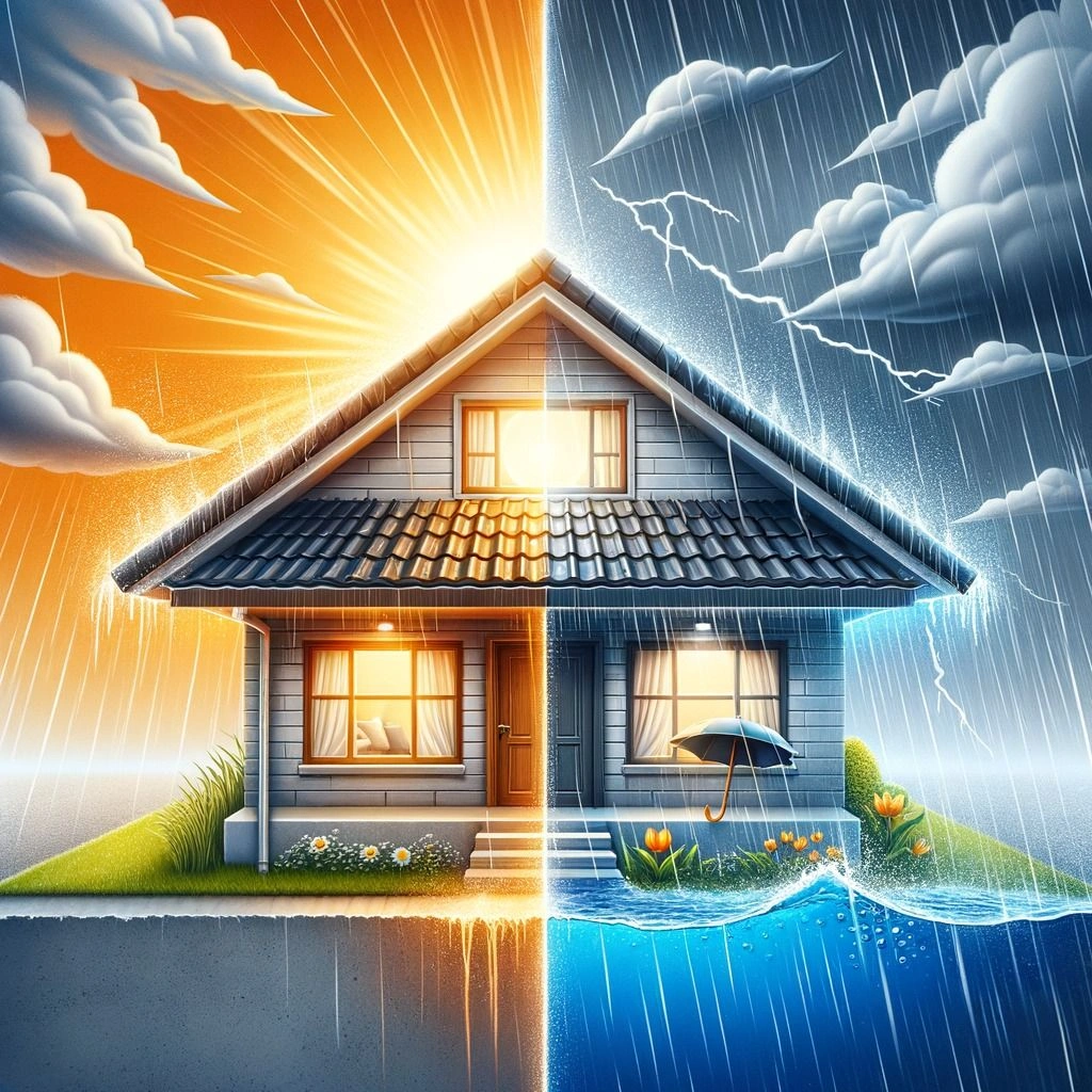Monsoon-proof home checklist infographic