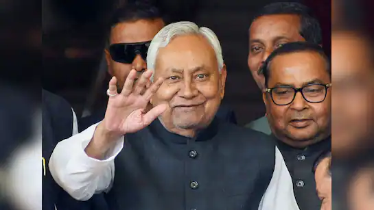 Bihar CM Nitish Kumar resignation speculation image.