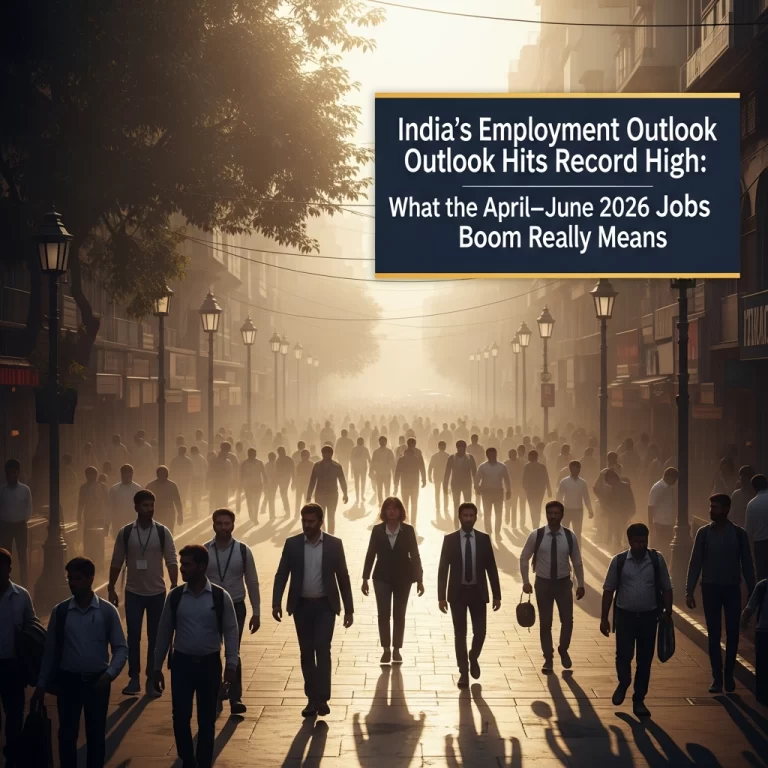 Crowd walking in a city street.