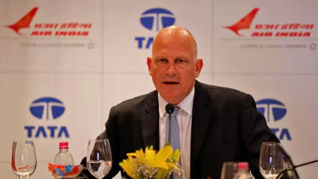 Air India CEO resignation amid restructuring woes.