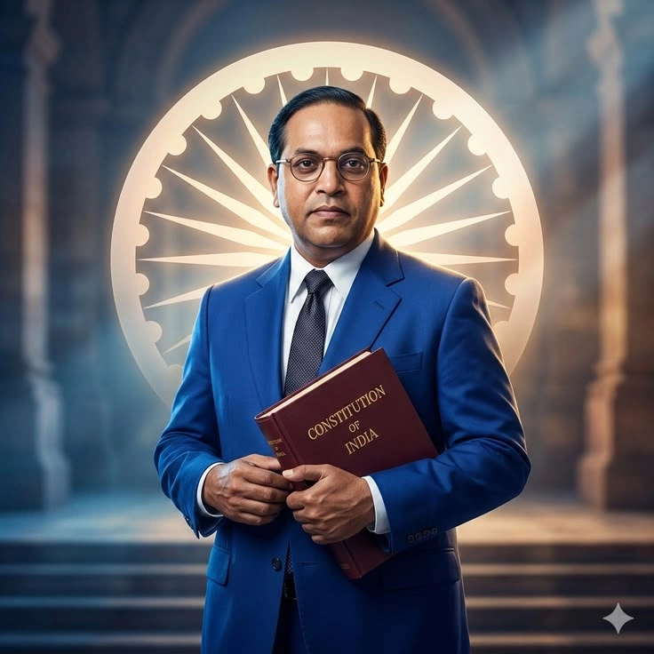 India honors Ambedkar on national holiday.