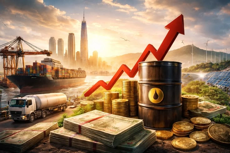 Oil surge hits India's economy, fuels inflation.