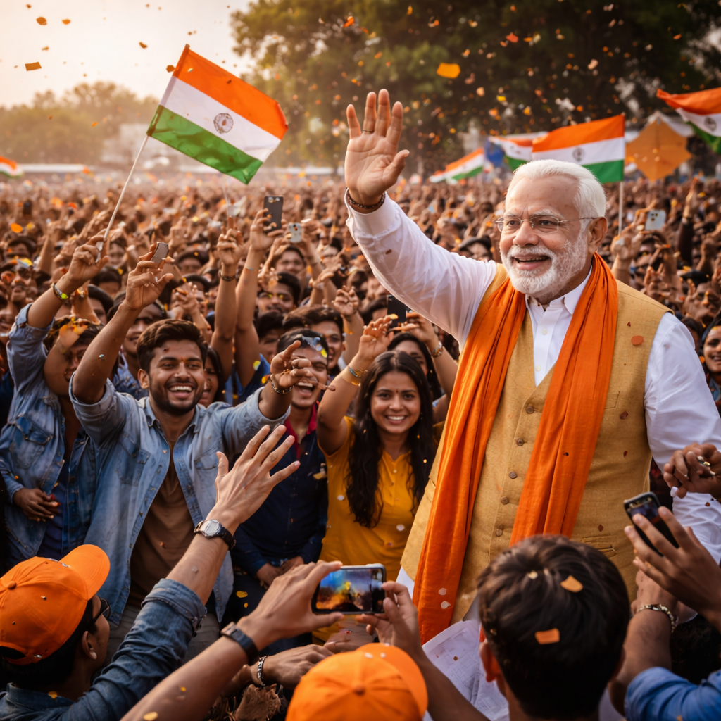 Modi's Youth Outreach in Bihar Actually