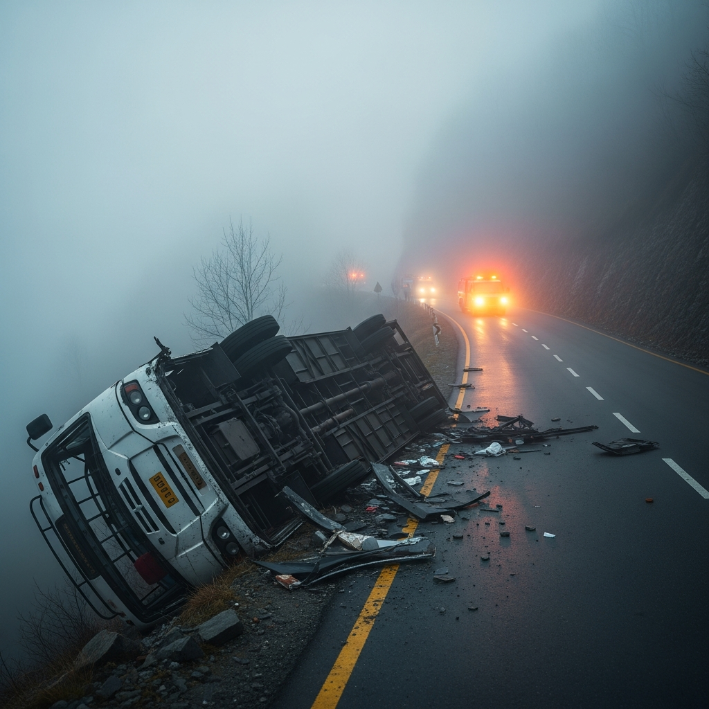 Mountain Road, and 21 Lives Lost