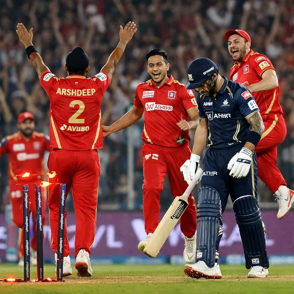 Punjab Kings Edge Gujarat Titans in a Last-Over Thriller That Had Everyone on the Edge of Their Seats.