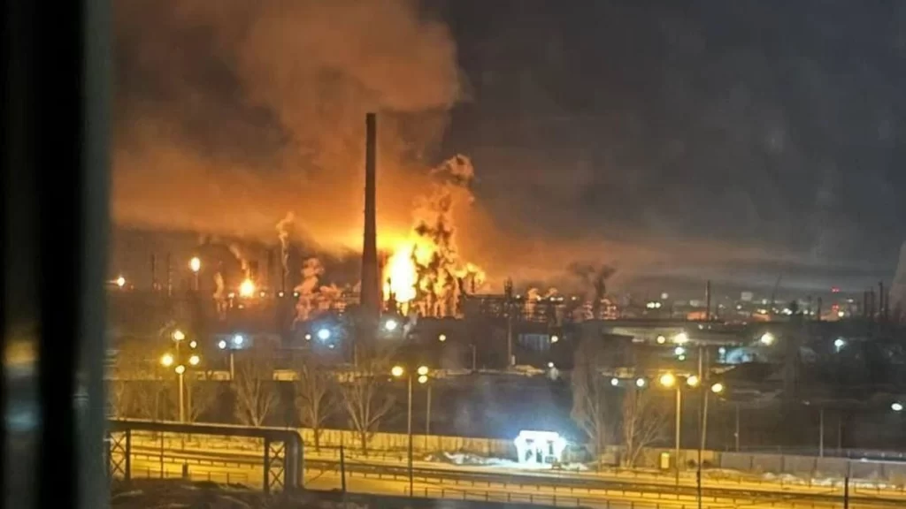 Ukraine hits Russia’s Tuapse refinery with drones