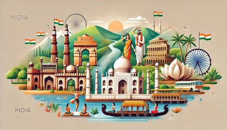 India's tourism booms with summer travel surge.