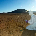 microbial life two metres underground in Chile’s Atacama Desert