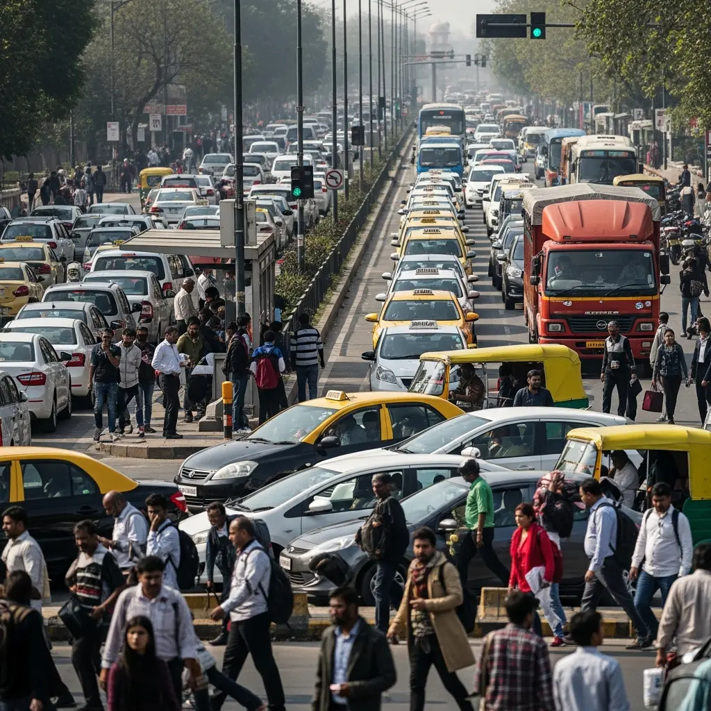 Delhi-NCR Transport Strike Disrupts Daily Life