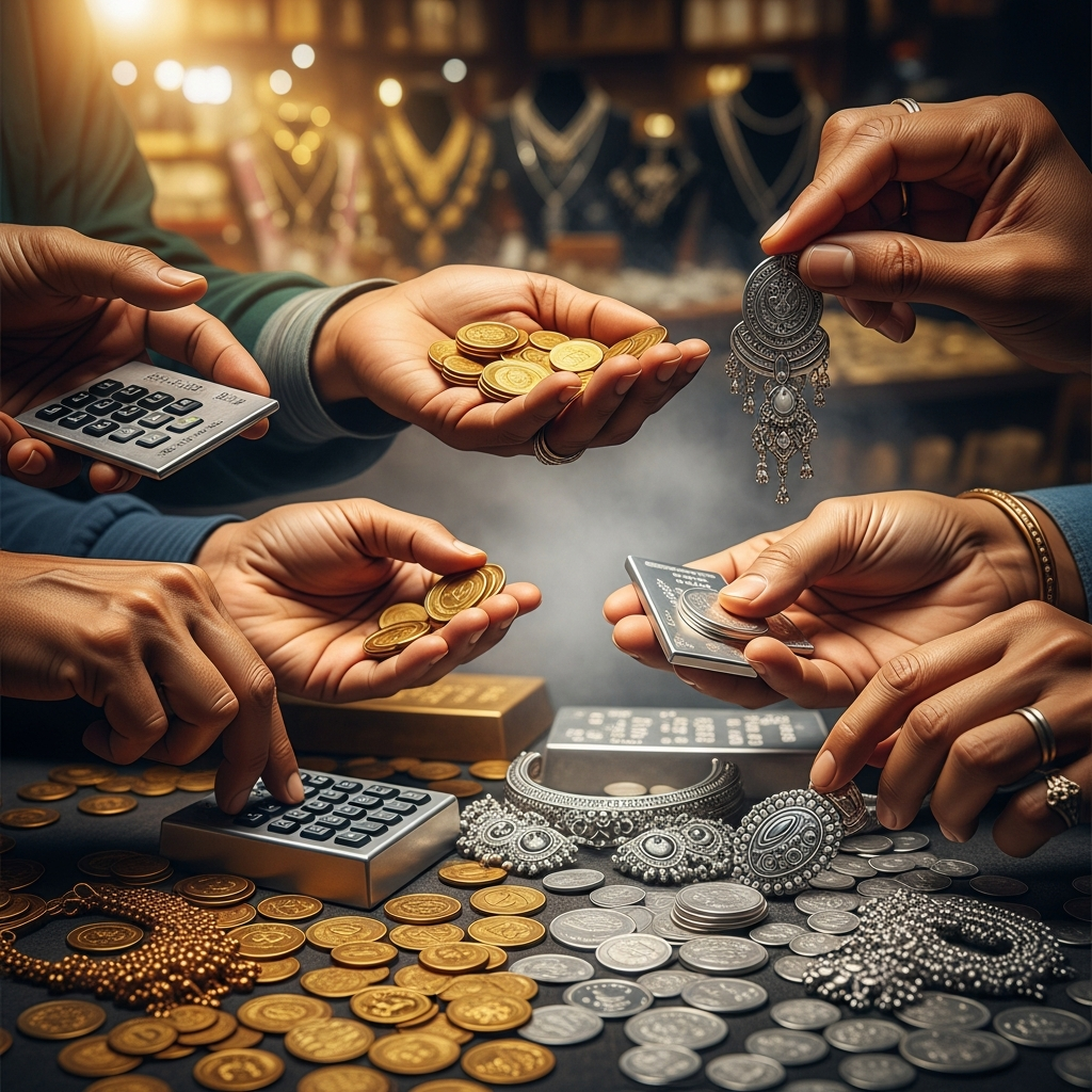 Gold and Silver Prices in India Keep Shifting
