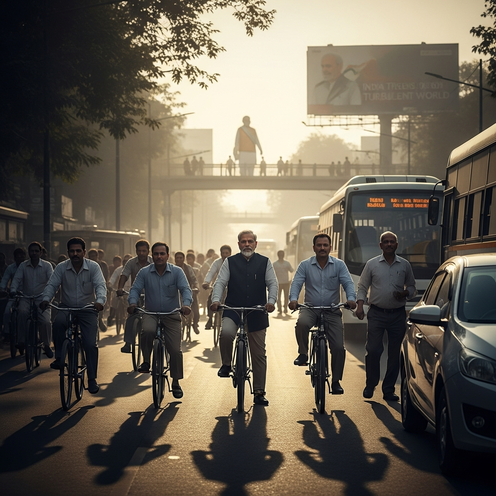 India Tightens Its Belt Modi's Push for Fuel Conservation in a Turbulent World