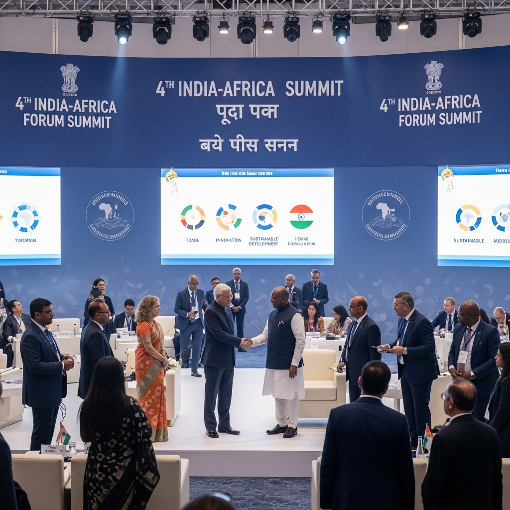 India to host major Africa summit after decade.