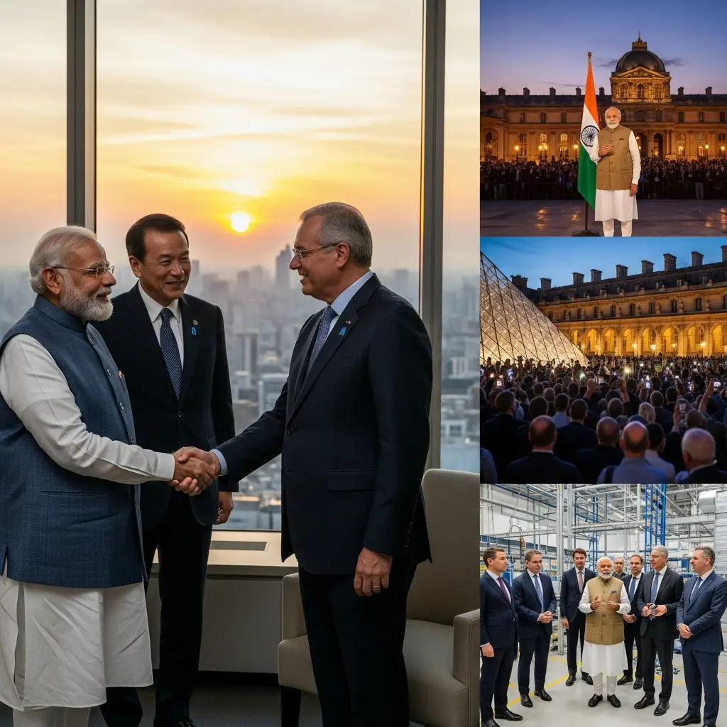 Modi's Five-Nation Tour India Steps Up Its Global Game