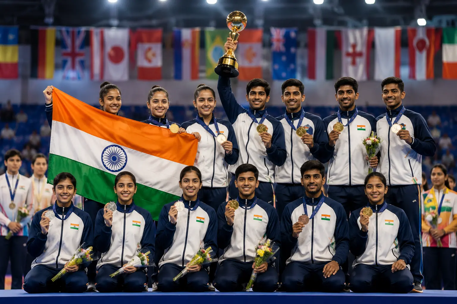 India Dominates World Yogasana Championship