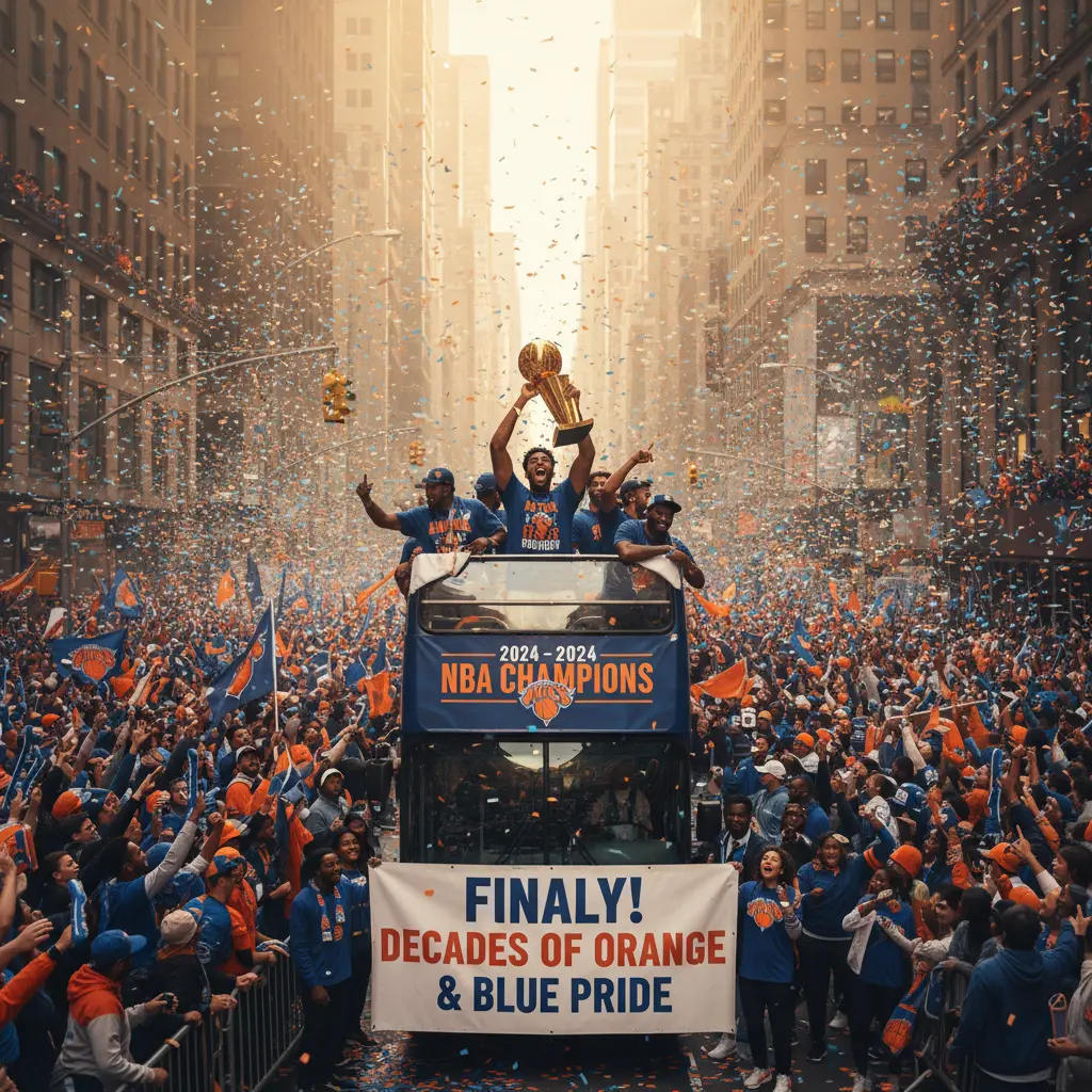 New York Celebrates Historic Knicks Championship
