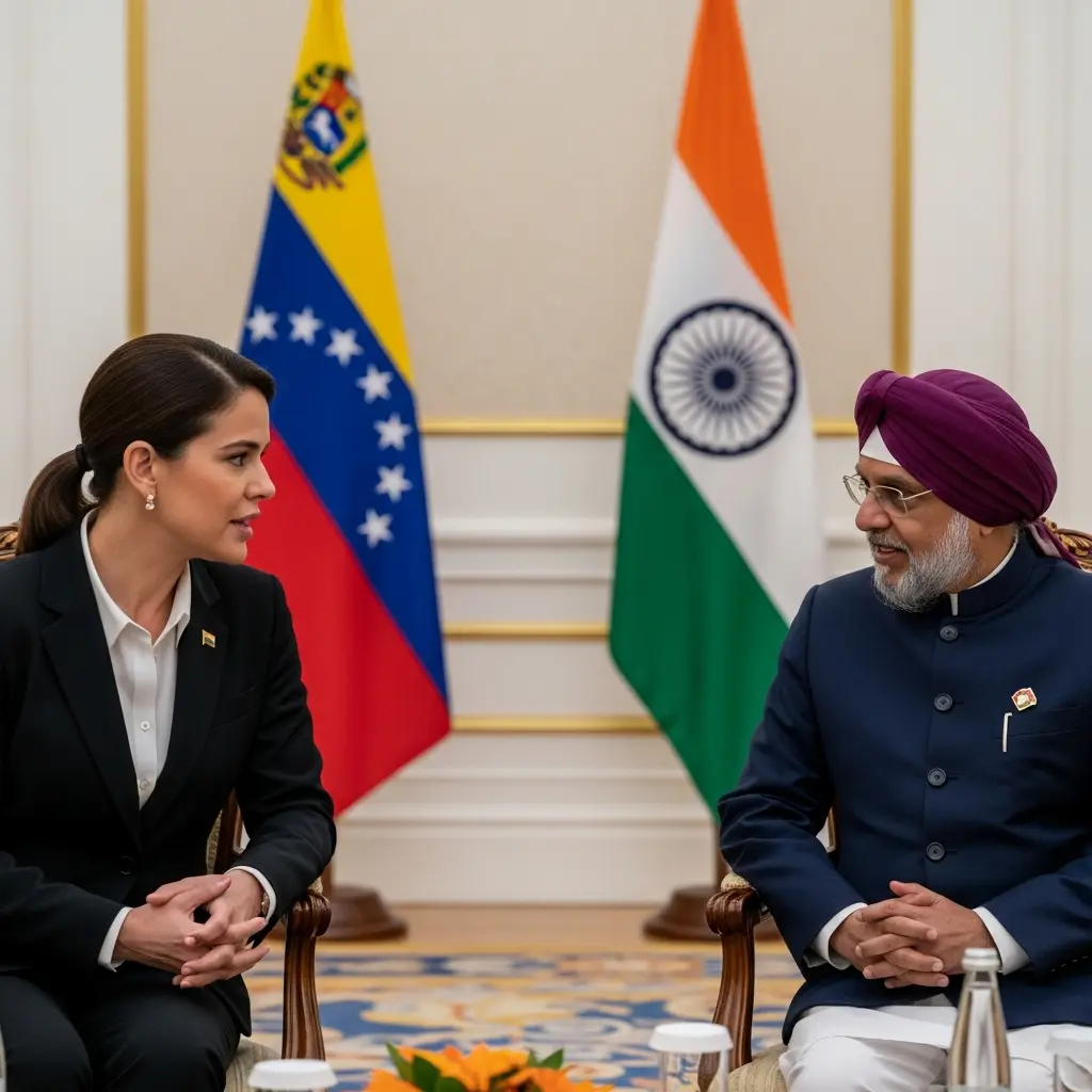 Venezuela Acting President Begins India Visit