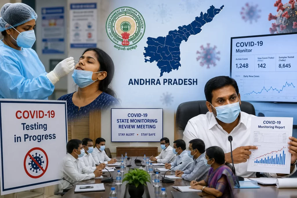 Andhra Pradesh Reports COVID Monitoring Measures.