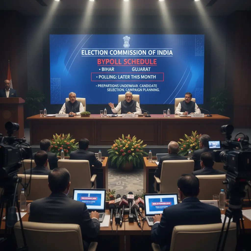 Election Commission Announces Assembly Bypoll Schedule.