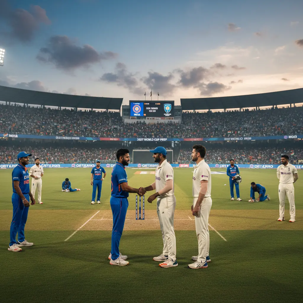 India Begin ODI Series Against England.