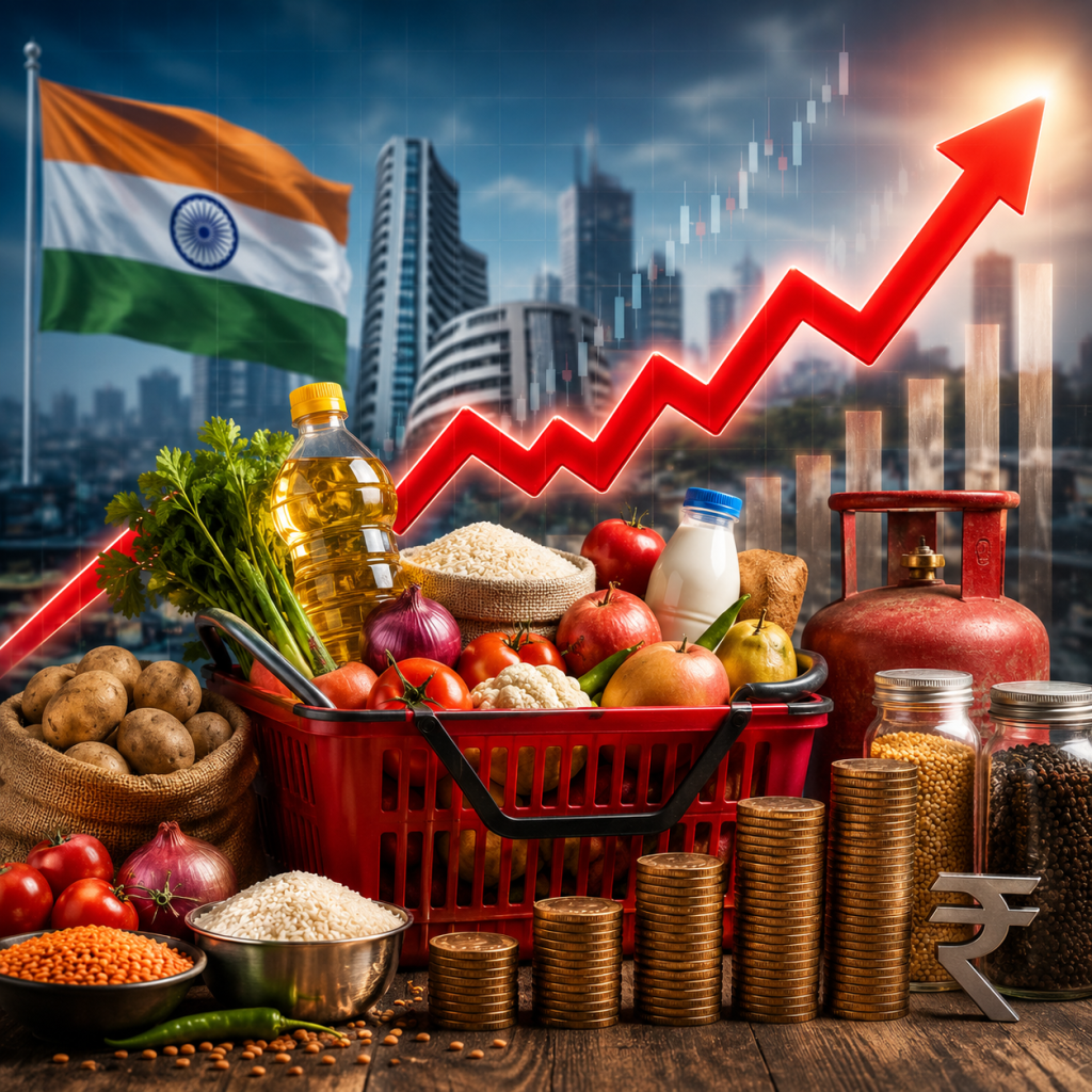 India's Retail Inflation Hits 18-Month High of 4.38% — Here's What's Actually Driving It.