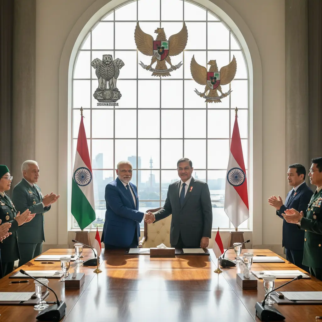 Modi and Prabowo Seal Landmark India-Indonesia Defence Ptac.