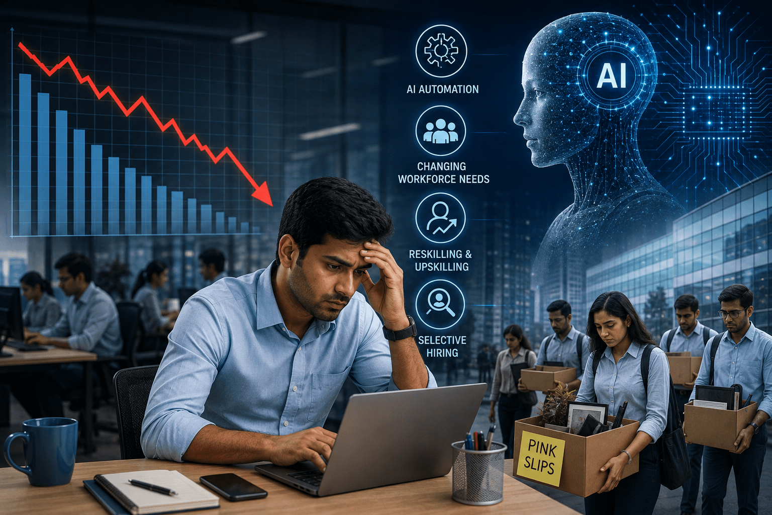 India's IT-BPM Hiring Outlook Cools As AI Reshapes Workforce Needs